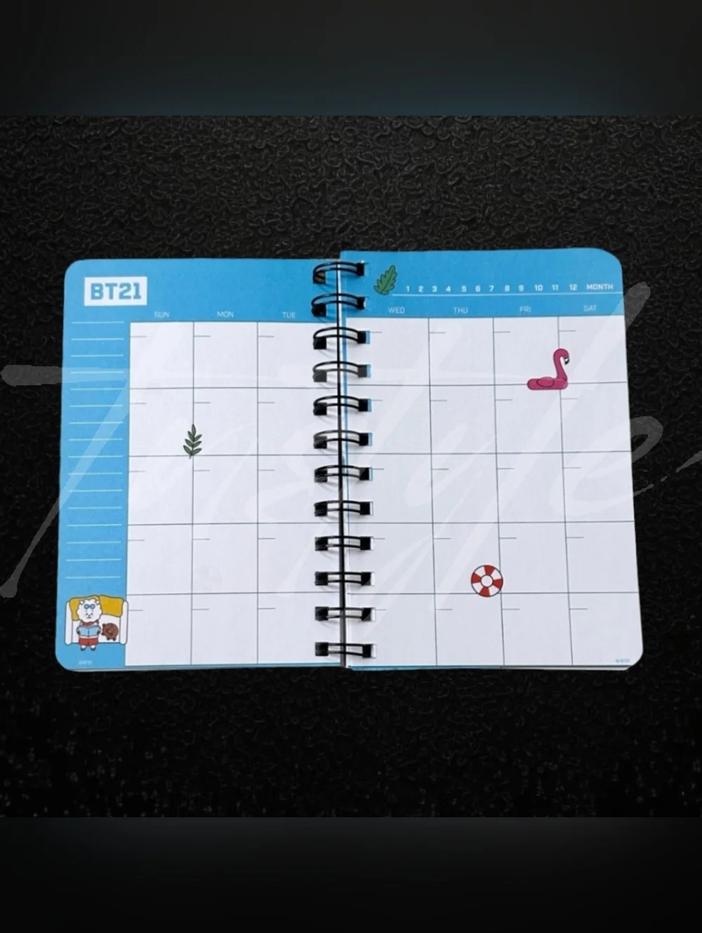 ⭐️LTD QTY⭐️ BT21 Undated Monthly/Weekly Planner- RJ